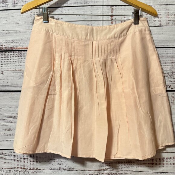 Kimchi Blue Dresses & Skirts - KIMCHI BLUE ANTHROPOLOGIE Pink Pleated Mini Skirt